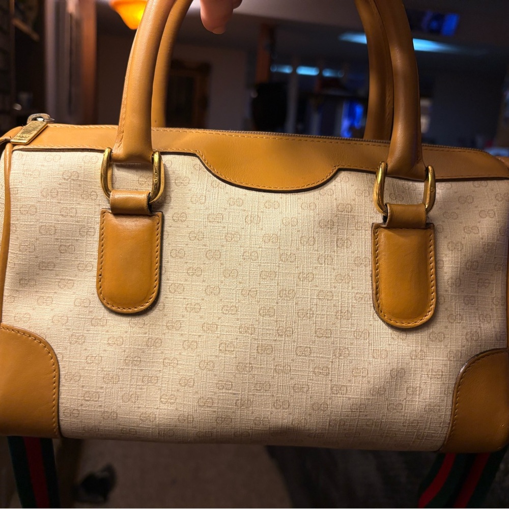 PRISTINE Vintage GUCCI GG Boston Bag - No Peeling - COA Included AUTHENTICATED - Picture 5 of 15